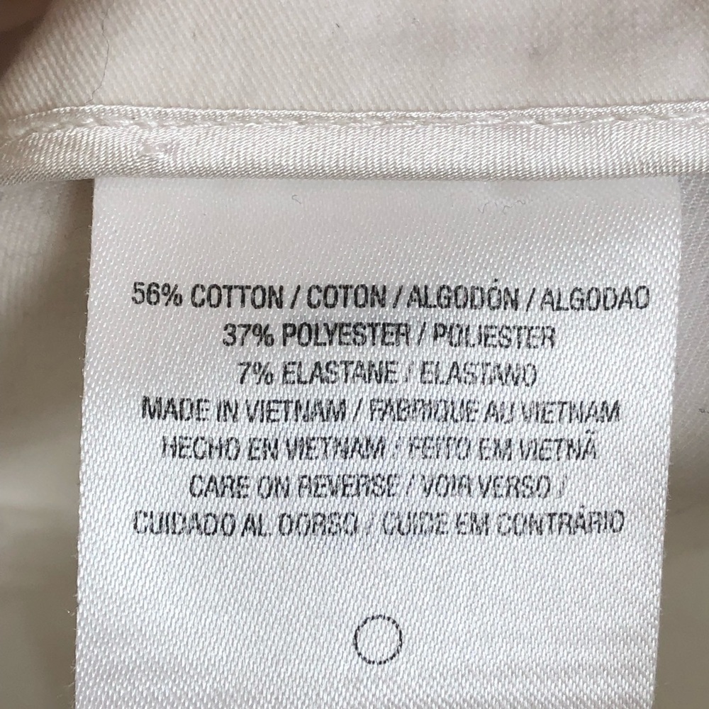 Elie Tahari White Cropped Straight Leg Pant 4 - Picture 5 of 8